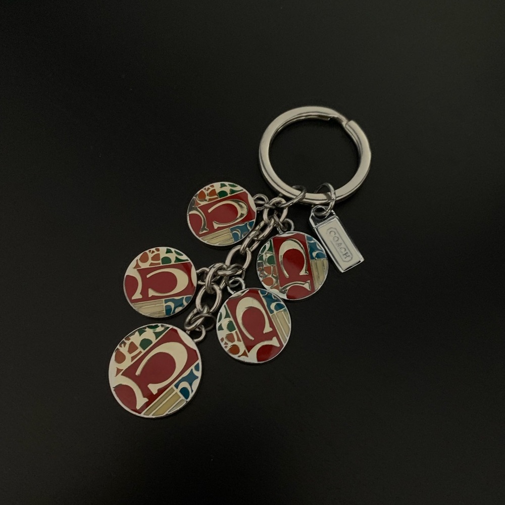 Coach Monogram Keychain